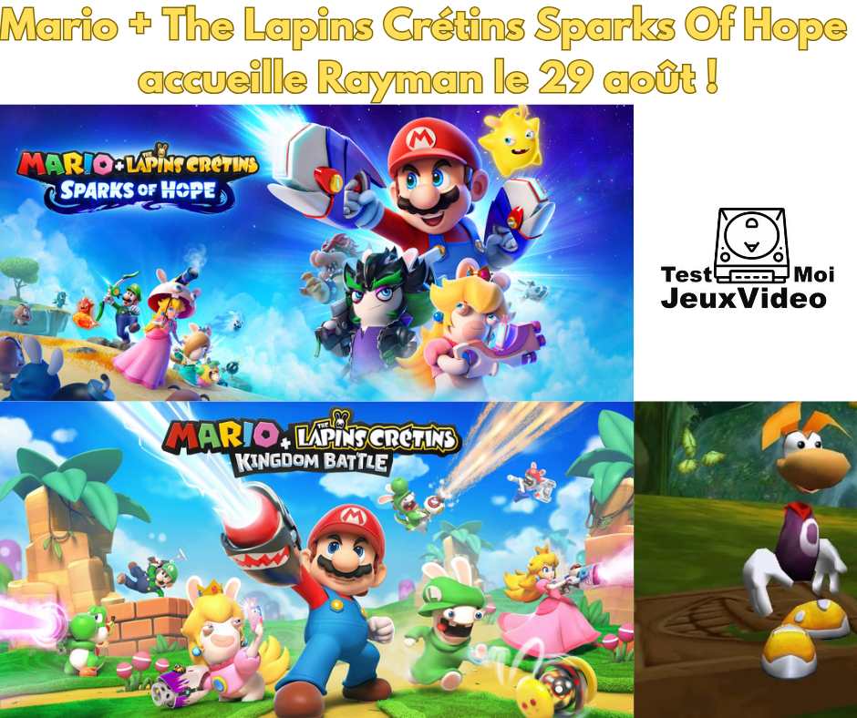 Mario lapin cretins spark of hope bande annonce - Vidéo Dailymotion